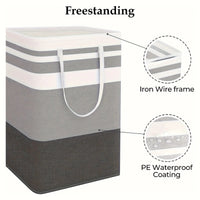 75L Large Laundry Hamper with Handles & Collapsible Design – Solen