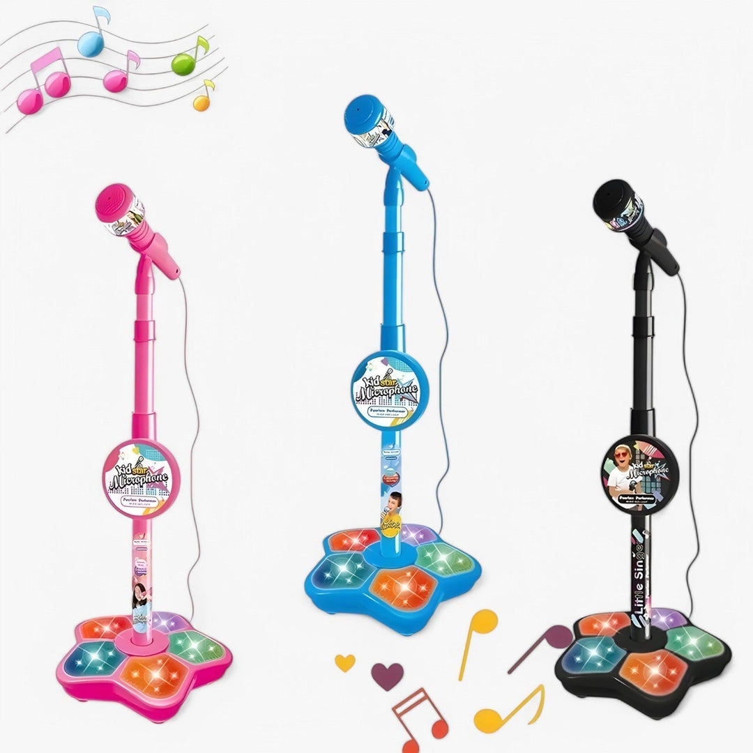 Kids' microphone with height-adjustable stand – SoundFun Podium