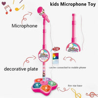 Kids' microphone with height-adjustable stand – SoundFun Podium