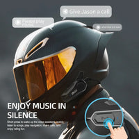 Bluetooth Motorcycle Helmet Intercom Headset with 1000m Range & IPX6 Waterproof – RoadComm