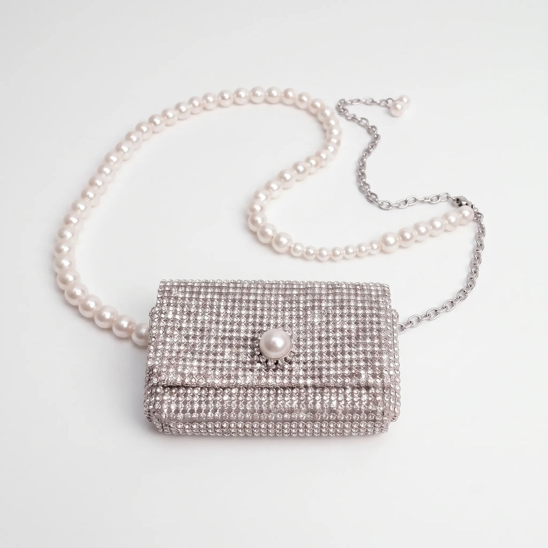 Shimmering Embellished Mini Bag - Sybila