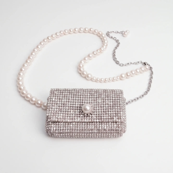 Shimmering Embellished Mini Bag - Sybila