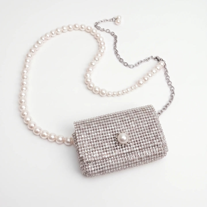 Shimmering Embellished Mini Bag - Sybila