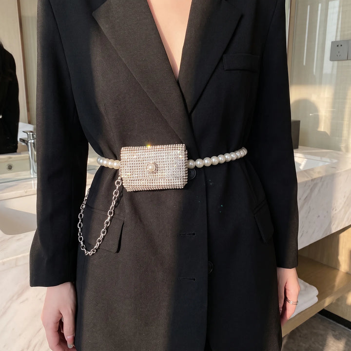 Shimmering Embellished Mini Bag - Sybila