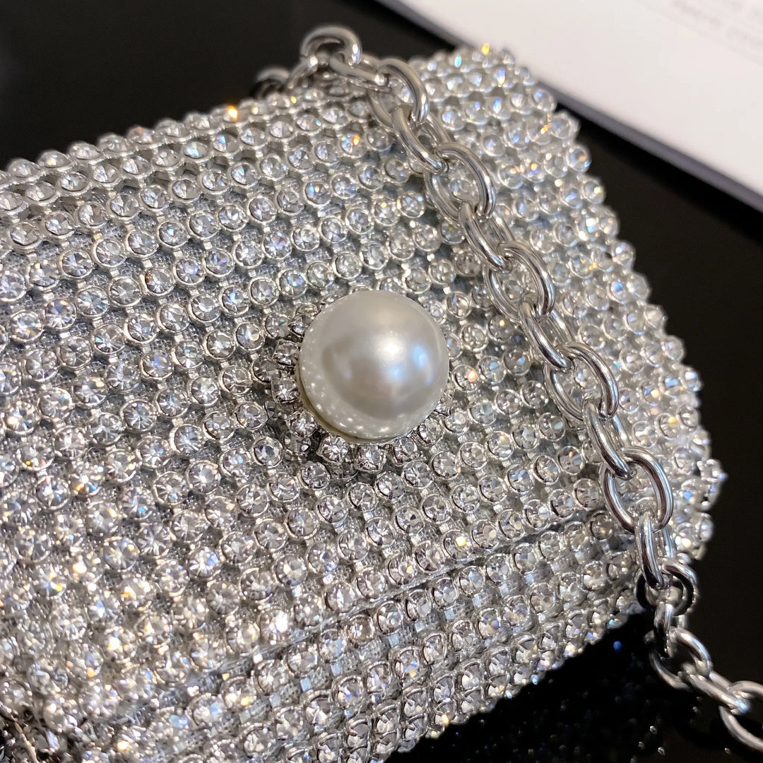 Shimmering Embellished Mini Bag - Sybila