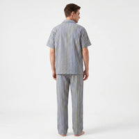 Short-Sleeve Striped Mens Pyjamas - Elias