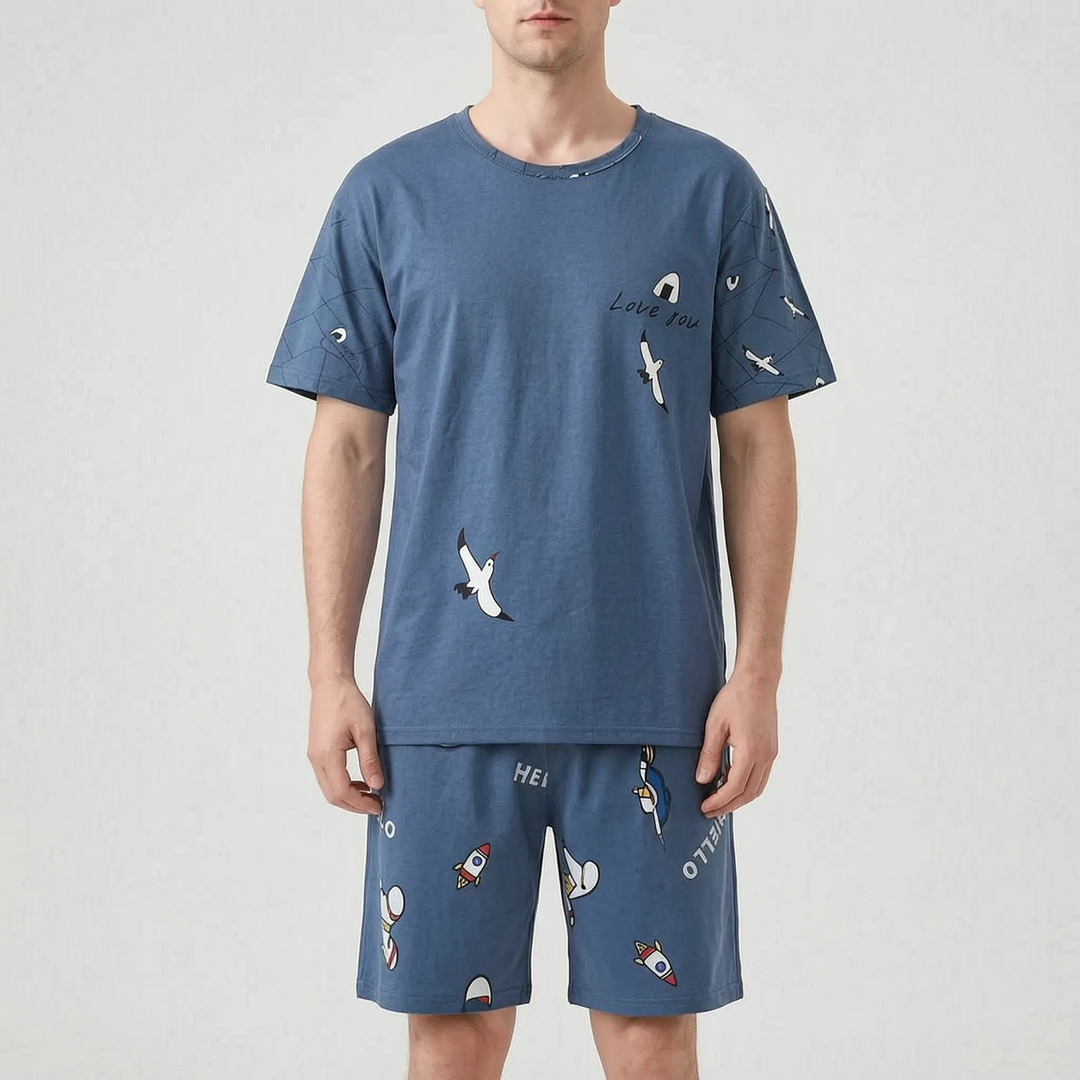 Short-Sleeve Summer Loungewear - Virgil