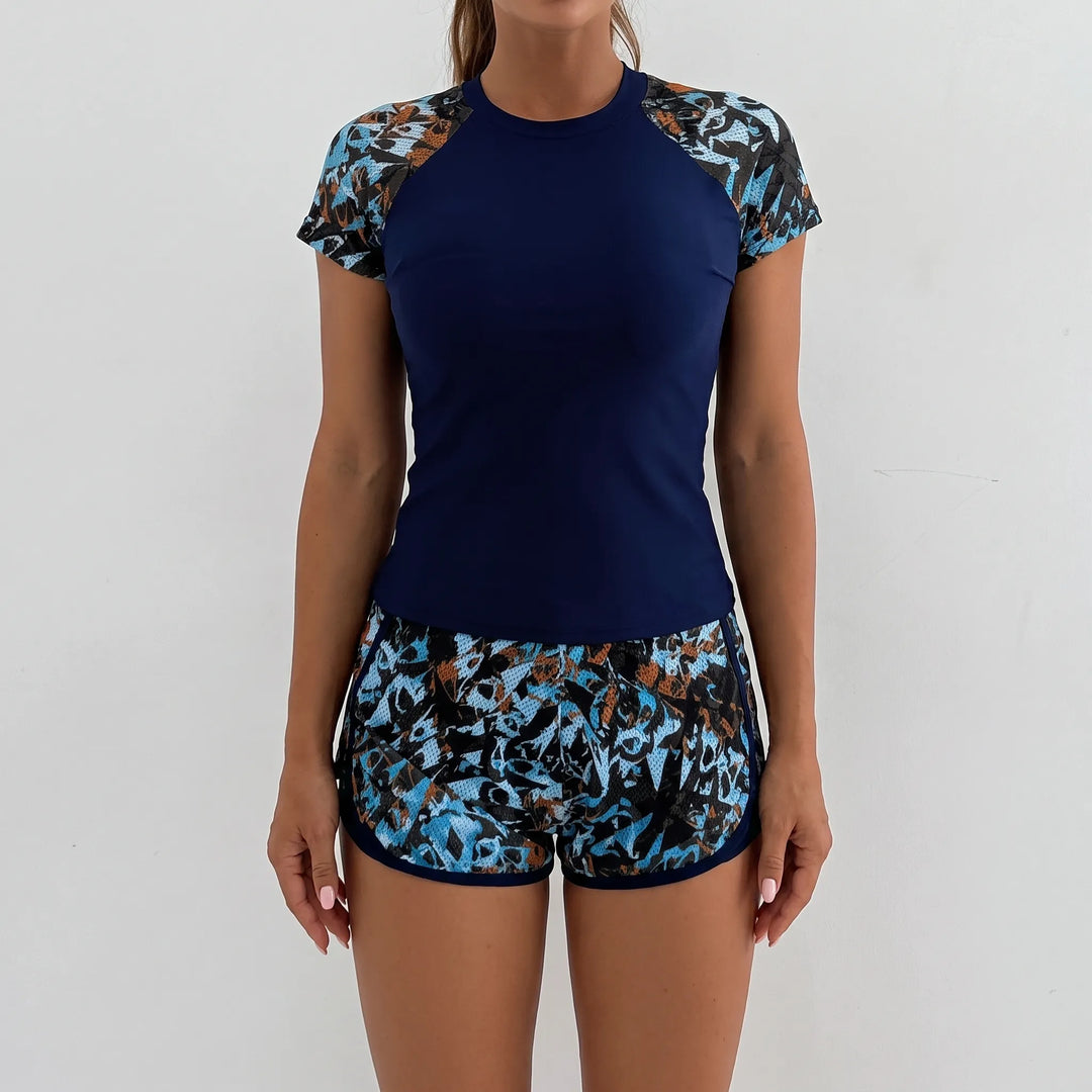 Short-Sleeve Tankini Set - Navaris