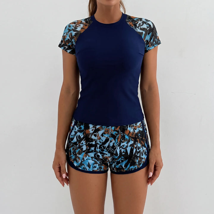 Short-Sleeve Tankini Set - Navaris