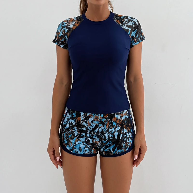 Short-Sleeve Tankini Set - Navaris