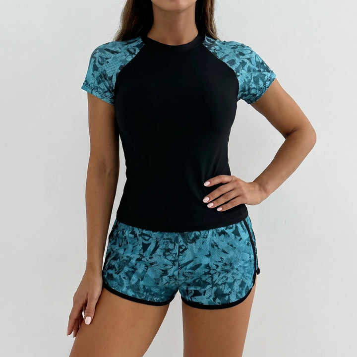 Short-Sleeve Tankini Set - Navaris