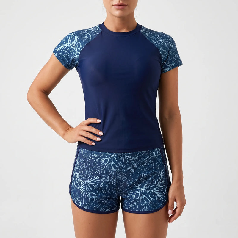 Short-Sleeve Tankini Set - Navaris