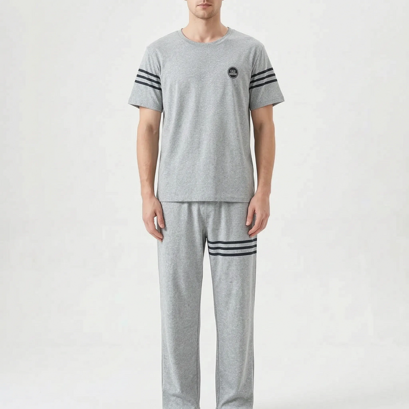 Short-Sleeved Casual Homewear Suit - Douglas