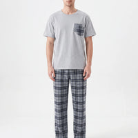 Short-Sleeved Casual Homewear Suit - Douglas