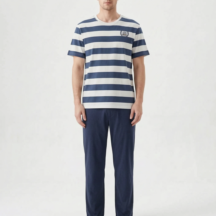 Short-Sleeved Casual Homewear Suit - Douglas