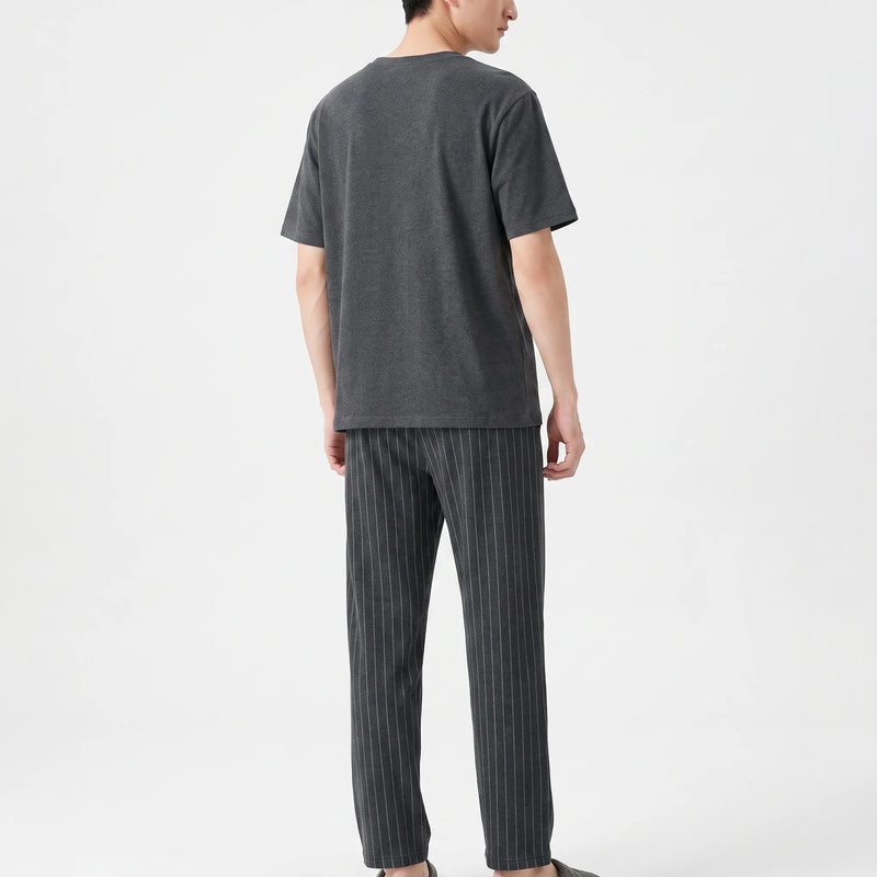 Short-Sleeved Casual Homewear Suit - Douglas