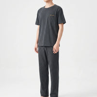 Short-Sleeved Casual Homewear Suit - Douglas