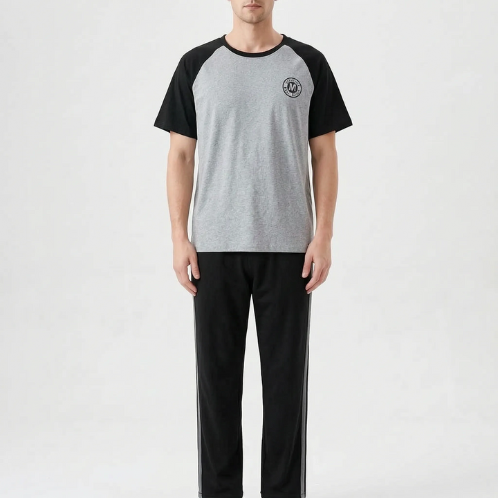 Short-Sleeved Casual Homewear Suit - Douglas