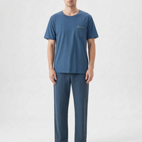 Short-Sleeved Casual Homewear Suit - Douglas