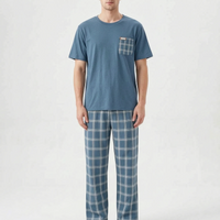 Short-Sleeved Casual Homewear Suit - Douglas