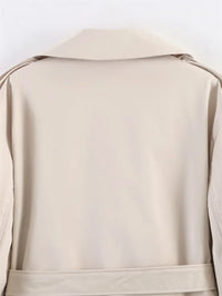 Short Belted Trench Coat - Joanne