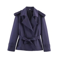 Short Belted Trench Coat - Joanne