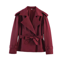 Short Belted Trench Coat - Joanne