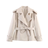 Short Belted Trench Coat - Joanne