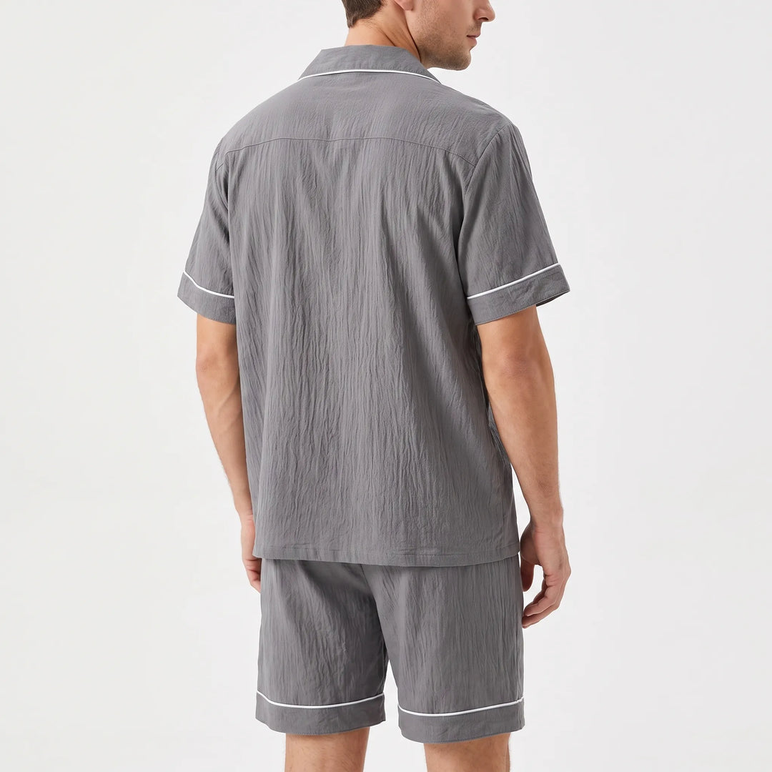 Short Sleeve Mens Pyjama Set - Sean