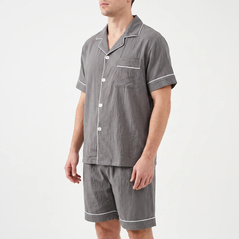 Short Sleeve Mens Pyjama Set - Sean