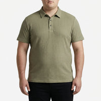 Short Sleeve Textured Polo Shirt - Emanuel