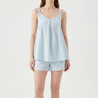 Sleeveless Pyjama Short Set - Felicia
