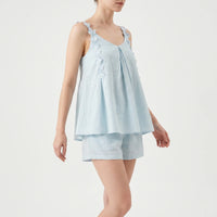 Sleeveless Pyjama Short Set - Felicia