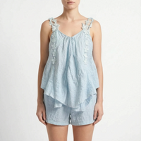Sleeveless Pyjama Short Set - Felicia