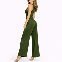 Sleeveless V-Neck Wide-Leg Jumpsuit - Kristy