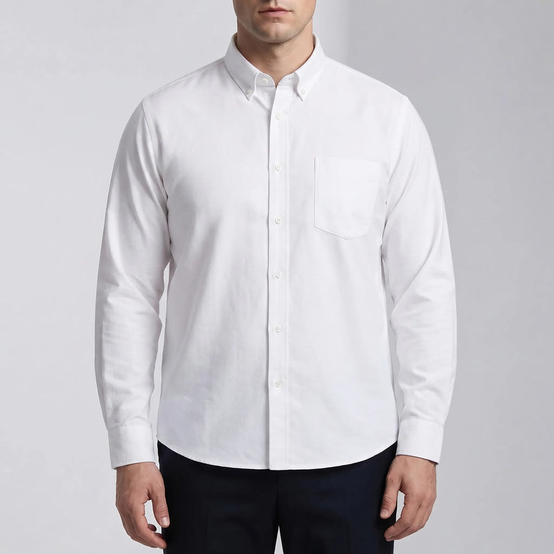 Slim Fit Long Sleeve Button-Down Shirt - Bobby