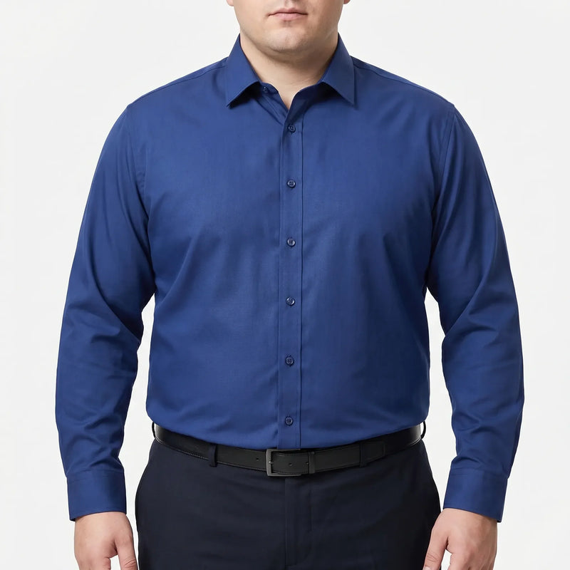 Slim Fit Long Sleeve Dress Shirt - Percy