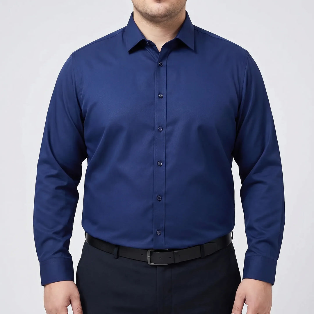 Slim Fit Long Sleeve Dress Shirt - Percy