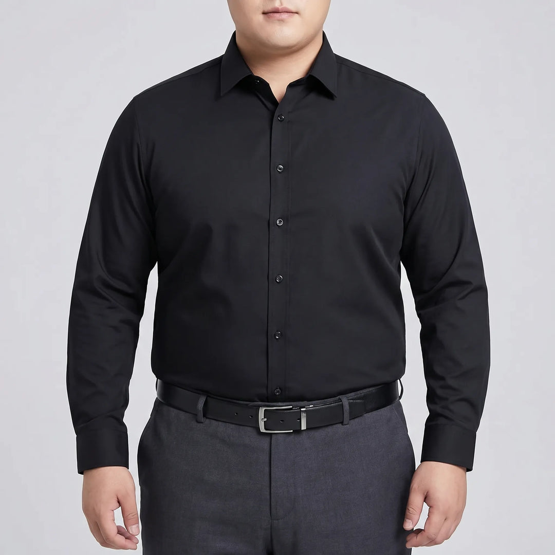 Slim Fit Long Sleeve Dress Shirt - Percy