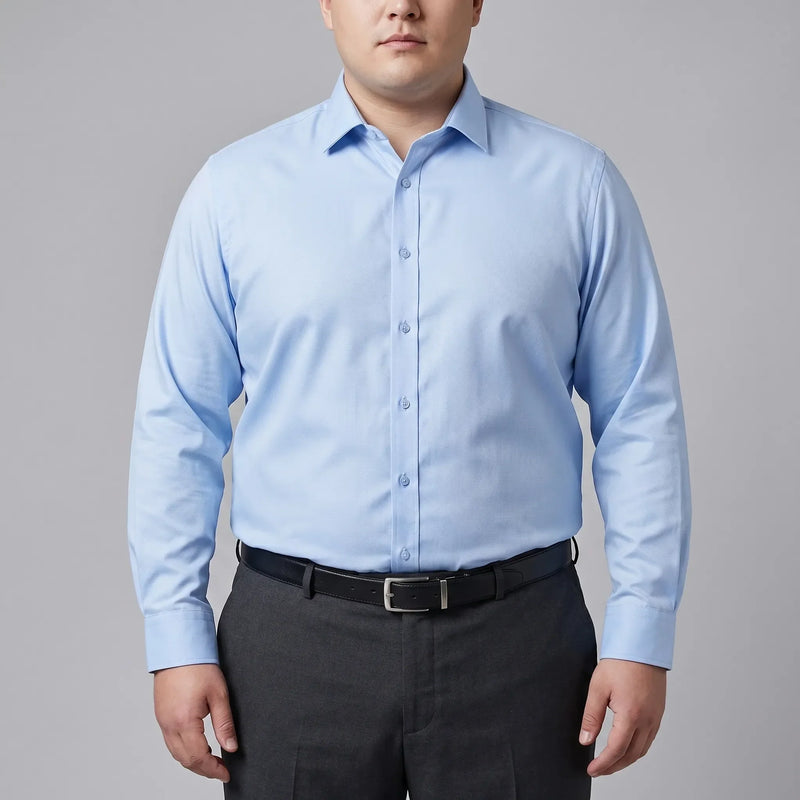 Slim Fit Long Sleeve Dress Shirt - Percy