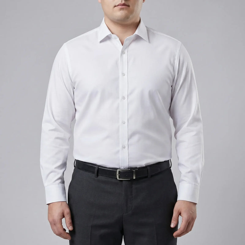 Slim Fit Long Sleeve Dress Shirt - Percy
