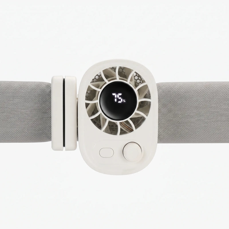 Small Clip On Fan With Display - Aerogrip