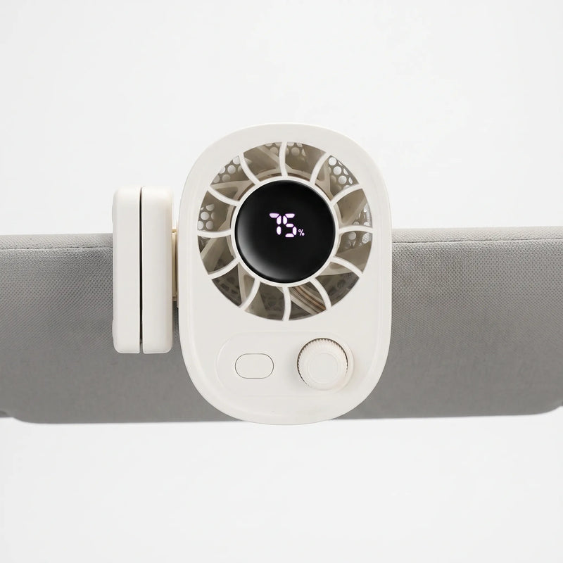 Small Clip On Fan With Display - Aerogrip