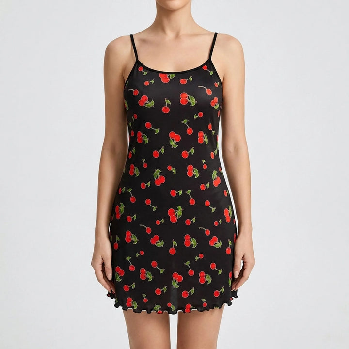 Smooth Patterned Chemise Nightgown - Eloise