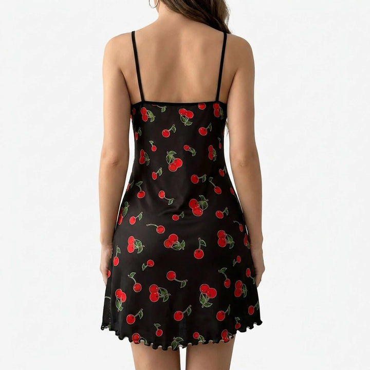 Smooth Patterned Chemise Nightgown - Eloise