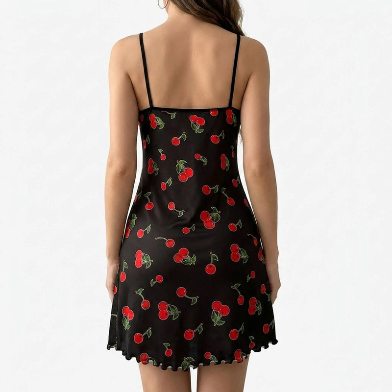 Smooth Patterned Chemise Nightgown - Eloise