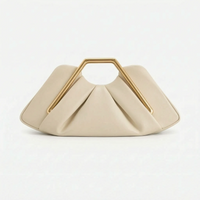 Soft Pleated Evening Clutch Bag - Drapeo