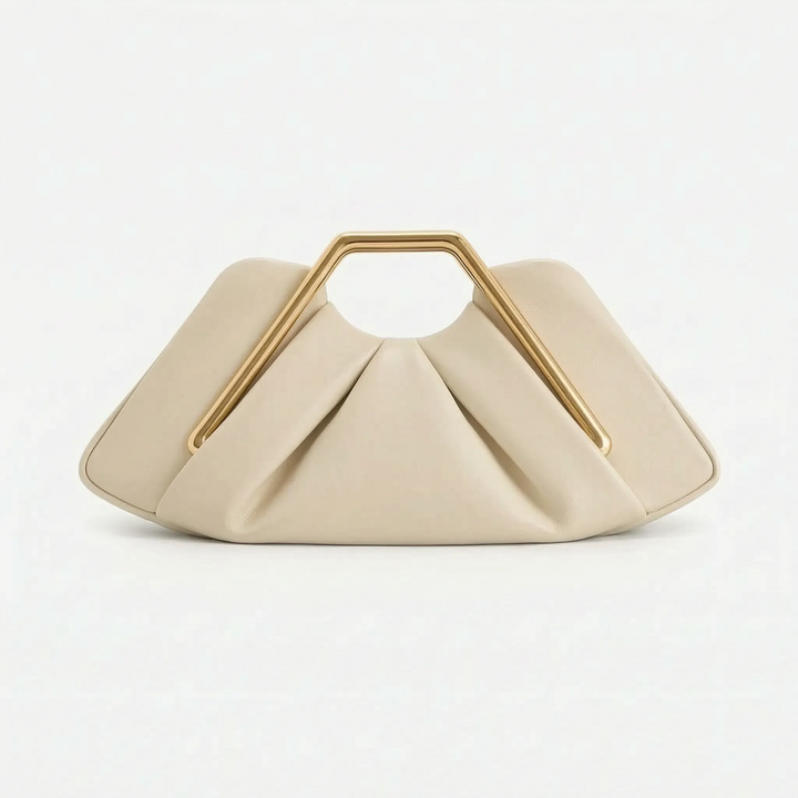 Soft Pleated Evening Clutch Bag - Drapeo