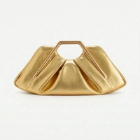 Soft Pleated Evening Clutch Bag - Drapeo