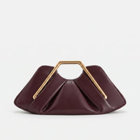 Soft Pleated Evening Clutch Bag - Drapeo